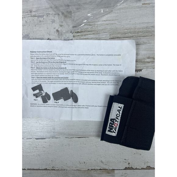 NRA Tactical Jacket Mens X-Large Black Concealed Carry Quick Access Windbreaker - Picture 4 of 9